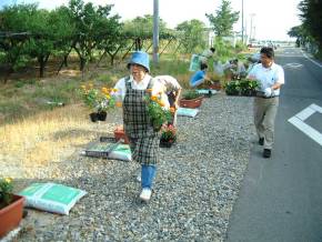 両川地区 割野花いっぱい大作戦