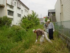 鳥屋野地区 近江排水路見学会